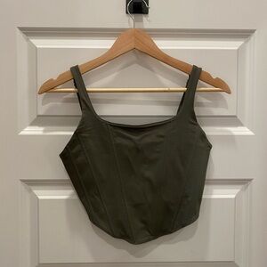 ReoRia Olive Green Tank Top